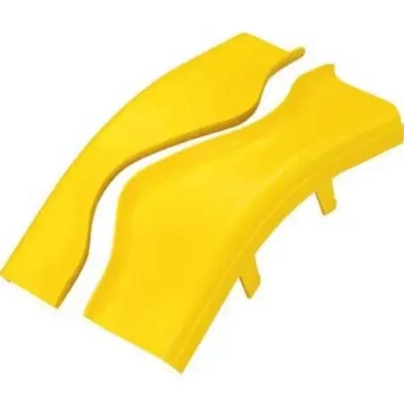 Panduit FiberRunner® Outside Vertical 45 Degree Angle Cover FROV45SC4LYL