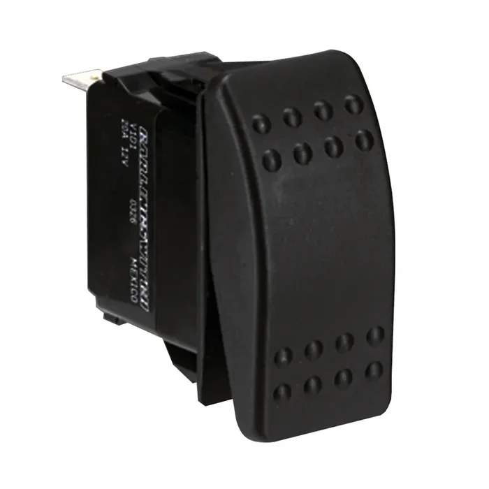 Paneltronics DPDT (ON)/OFF/(ON) Waterproof Contura Rocker Switch – Momentary Configuration