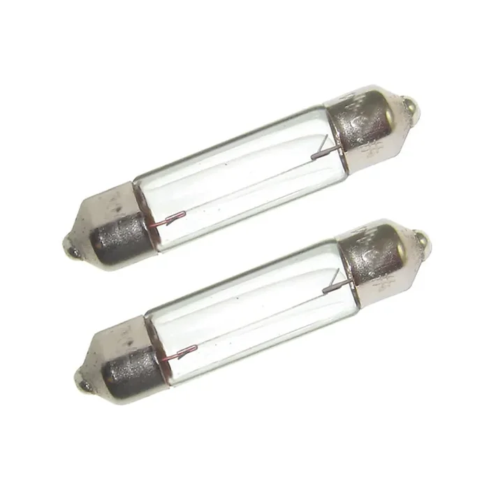 Perko Double Ended Festoon Bulbs – 12V, 10W, .80A – Pair