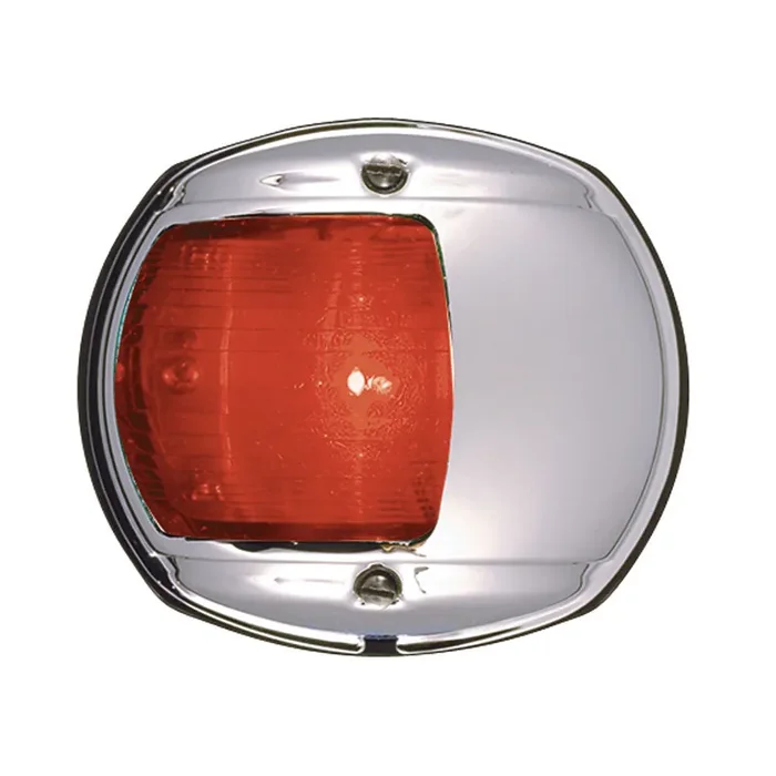 Perko LED Side Light – Red – 12V – Chrome Plated Housing