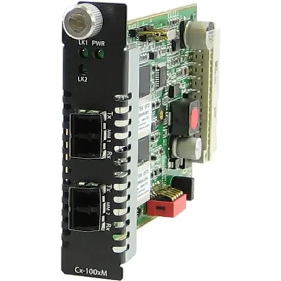 Perle C-1000Mm-M2Lc2 – Gigabit Ethernet Fiber To Fiber Media Converter Module