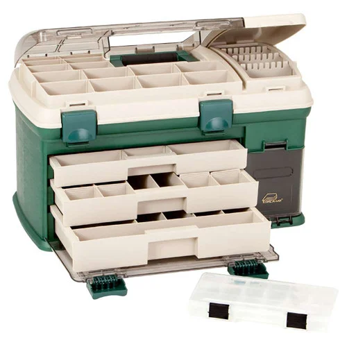 Plano 3-Drawer Tackle Box XL – Green/Beige [737002]