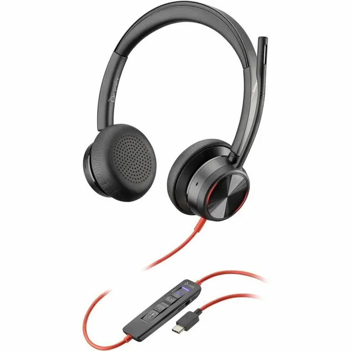 Poly Blackwire 8225 Microsoft Teams Certified USB-C Headset – Stereo – USB Type C – Wired
