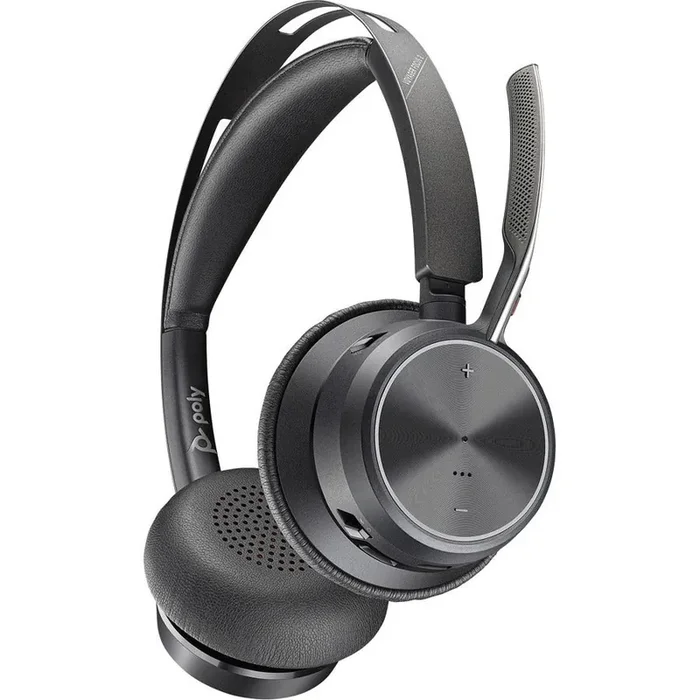 Poly Voyager Focus 2 Headset – Stereo – USB Type A, Micro USB – Wired/Wireless –