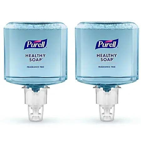 PURELL® Brand Gentle and Free HEALTHY SOAP® Foam ES6 Refill, Fragrance Free, 40.6 Oz, Pack of 2