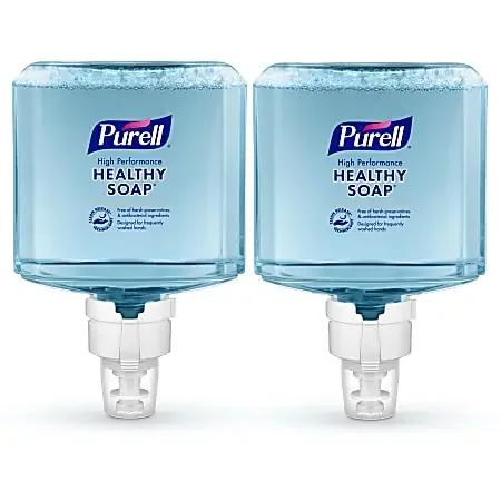 Purell® Brand High Performance HEALTHY SOAP Foam ES8 Refills, Fragrance Free, 40.6 Oz, Pack Of 2 Refills