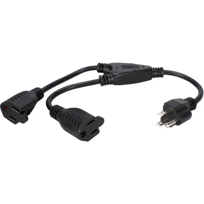 Qvs 16 Inches Outletsaver Ac Power Splitter Adaptor
