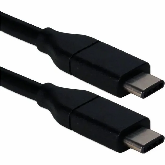 QVS 2-Meter USB-C to USB-C 3.2 10Gbps 100-Watts Sync & Power Active Cable – 6.56 ft USB-C