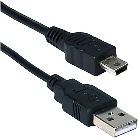 QVS 2M/6.5ft, USB A Male to Micro-B Male – 6.56 ft USB Data Transfer Cable – CC2218C2M