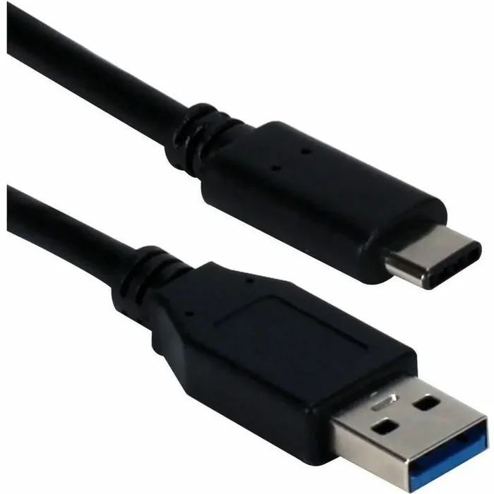 QVS 3-Meter USB-C to USB-A 3.2 5Gbps 60-Watts Sync & Power Cable – 9.84 ft USB-C/USB-A Dat