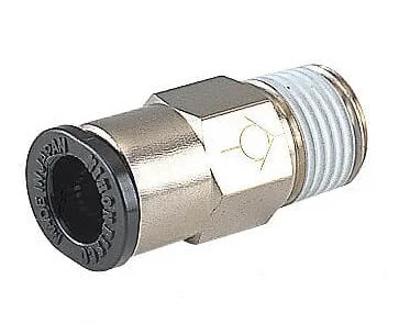 R1/8″ – 8mm Meter-Out Brass Straight Check Valve