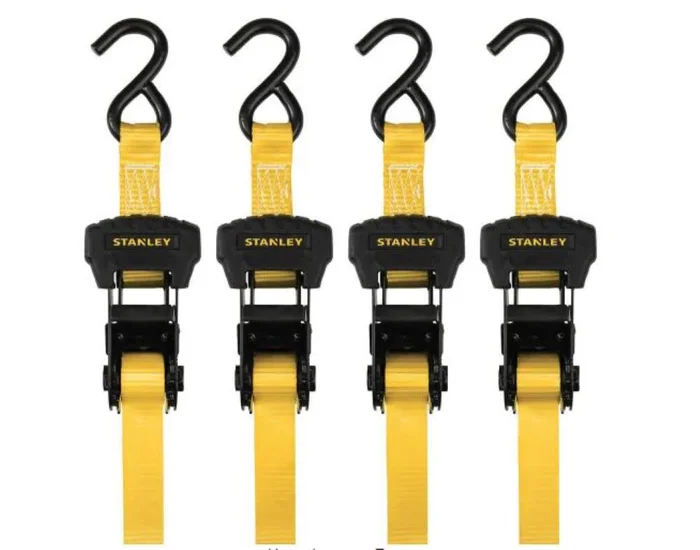 Ratchet Straps 1.25in X 16′ 3000lbs 4pk S10204