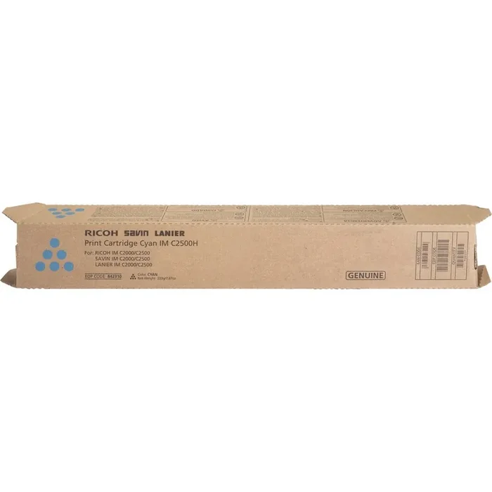 Ricoh Original Laser Toner Cartridge – Cyan – 1 Each 842310