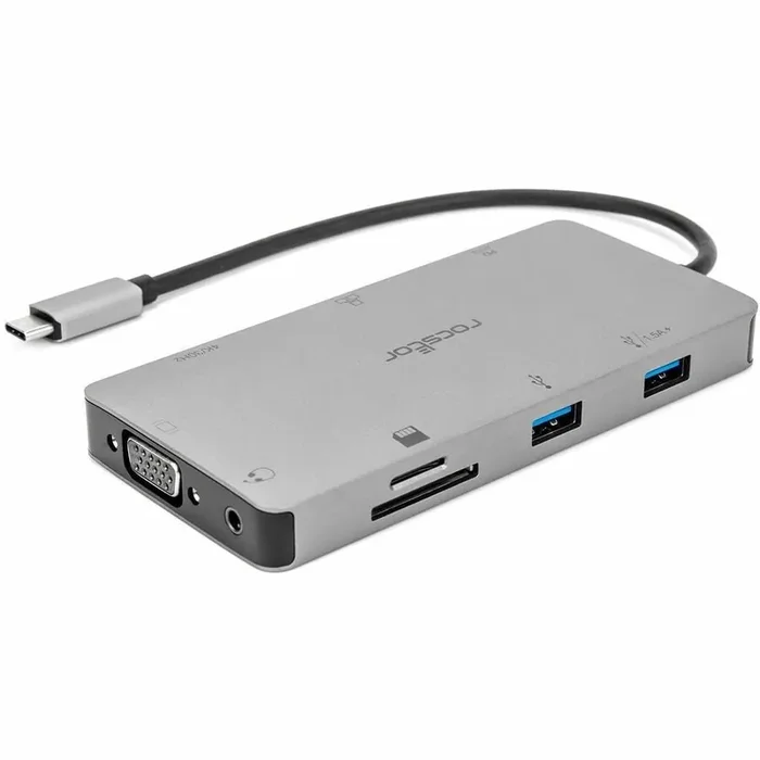 Rocstor USB-C Multiport HUB Adapter – 9 Port – Premium USB-C Multiport 9-port HUB –