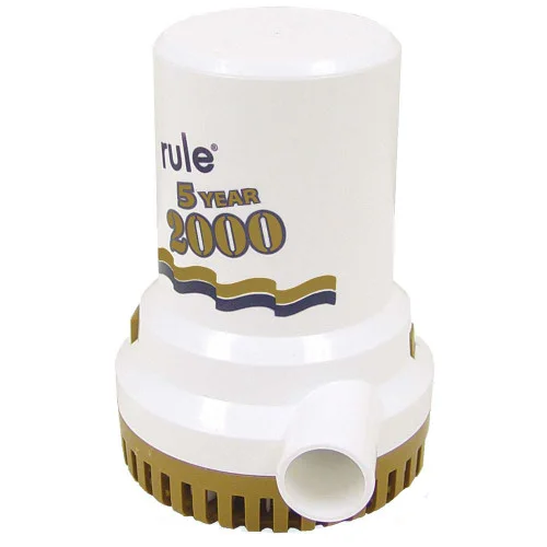 Rule 2000 G.P.H. “Gold Series” Bilge Pump [09]