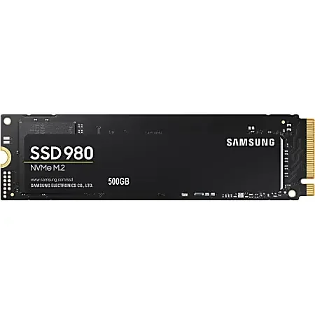 Samsung 980 PCIe 3.0 NVMe Gaming SSD 500GB – Desktop PC Device Supported – 3100 MB/s Maximum Read Transfer Rate – MZV8V500BAM
