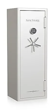 Sanctuary Executive Fire And Waterproof Home And Office Safe With Electronic Lock, 6.41 Cu. Ft. Capacity, White Pearl Metallic