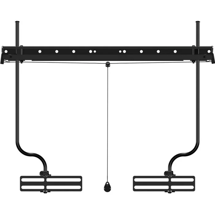 SANUS SASB1 Mounting Adapter for Sound Bar Speaker – Black – Height Adjustable – 32″ to