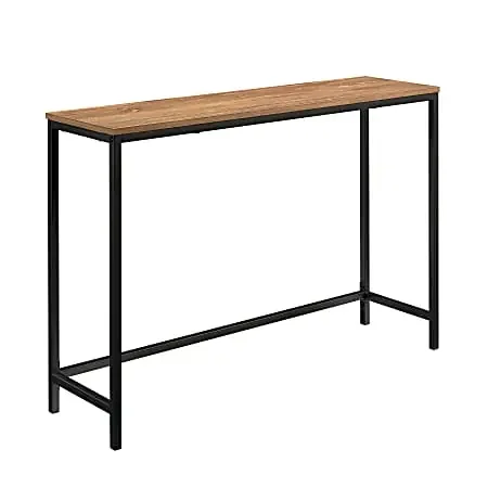 Sauder® North Avenue Sofa Table, 28″H x 41-1/2″W x 11-1/2″D, Sindoori Mango/Black