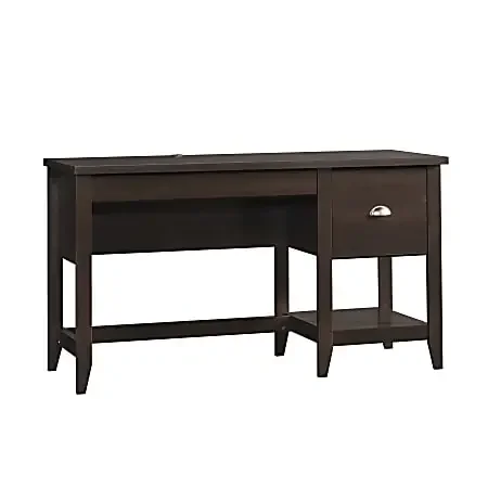 Sauder® Summit Station 59″W Computer Desk With Filing Drawer, Cinnamon Cherry