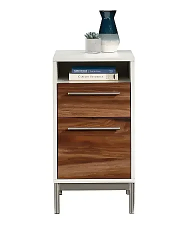 Sauder Vista Key 19″D Vertical 2-Drawer File Cabinet, Pearl Oak/Blaze Acacia
