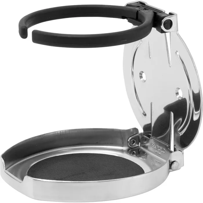 Sea-Dog Adjustable Folding Drink Holder – 304 Stainless Steel