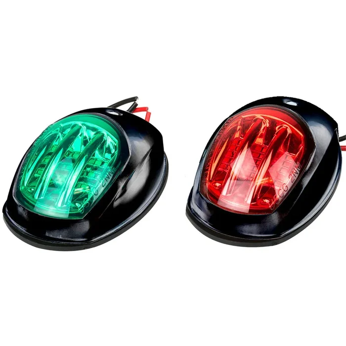 Sea-Dog Black LED Navigation Lights – Port & Starboard