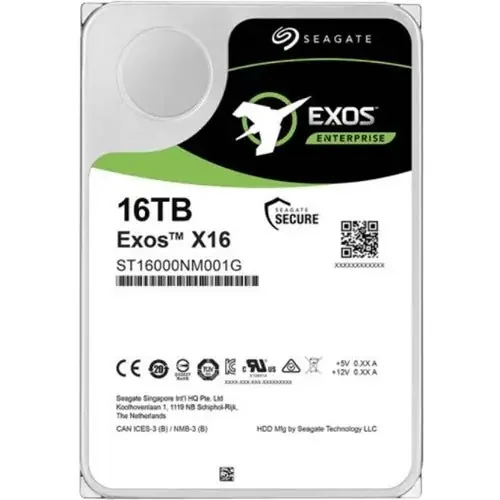 Seagate Exos X16 ST16000NM001G 16 TB Hard Drive – Internal – SATA (SATA/600)