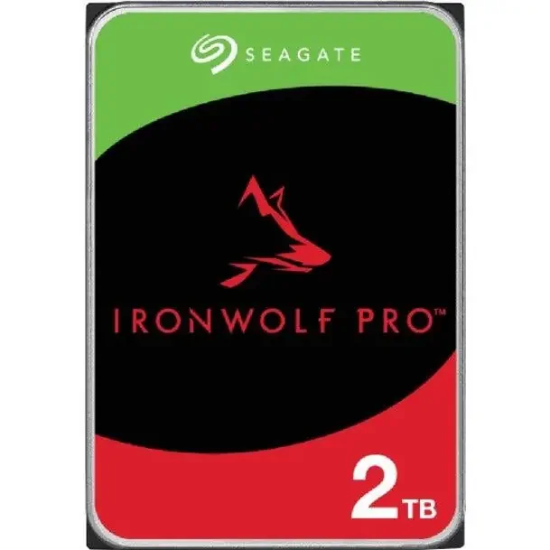 Seagate IronWolf Pro ST2000NT001 2 TB Hard Drive – 3.5″ Internal – SATA (SATA/600) – Conventional Magnetic Recording (CMR) Method