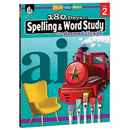 Shell Education 180 Days Of Spelling And Word Study, Grade 2