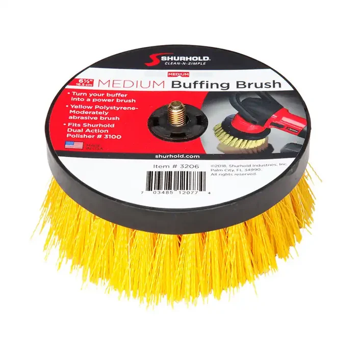 Shurhold 6-½” Medium Brush f/Dual Action Polisher
