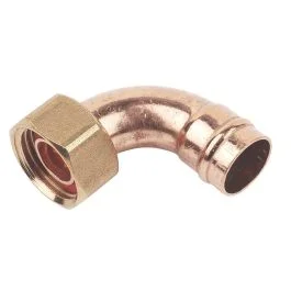 Solder Ring Bent Tap Connector 22mm x 3/4″