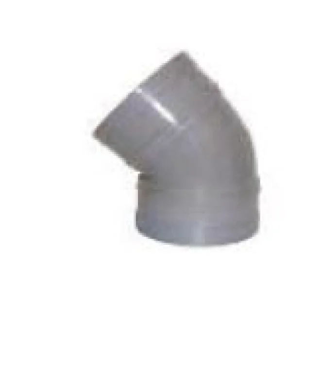 Solvent Soil 135° Double Socket Bend 110mm Black