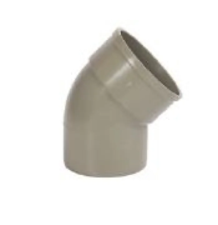 Solvent Soil 135° Single Socket Bend 110mm Black