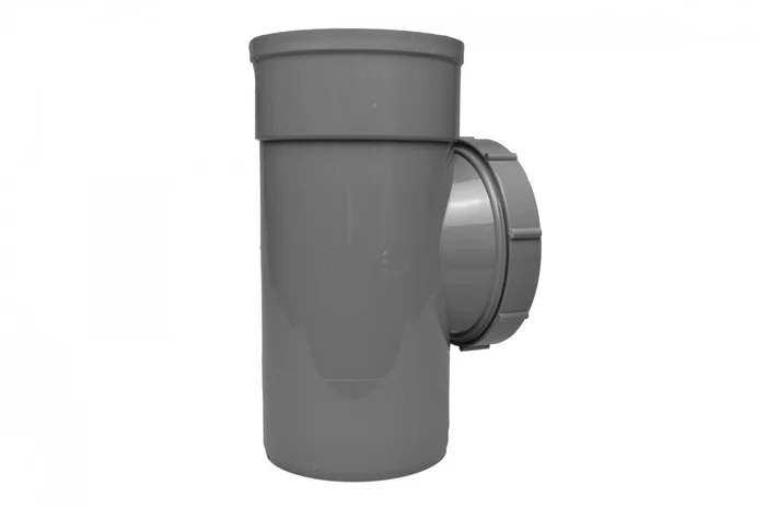 Solvent Soil Single Socket Access Pipe 110mm Black