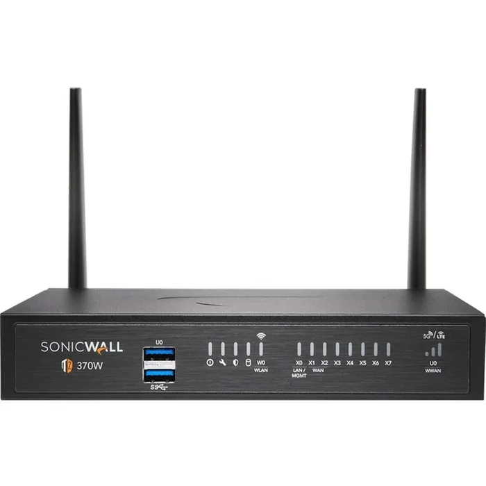 SonicWall TZ370W Network Security/Firewall Appliance – Intrusion Prevention – 8 Port – 100