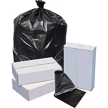 Special Buy Low Density Can Liners – 16 gal Capacity – 24″x 32″ – 1 mil (25 Micron) Thickness – Black – LD243212