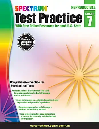 Spectrum Test Practice Workbook, Grade 7