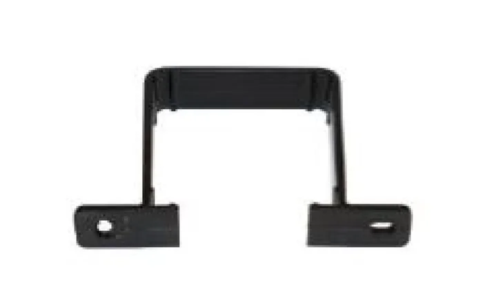 SQUARE FLUSH PIPE CLIPS BLACK