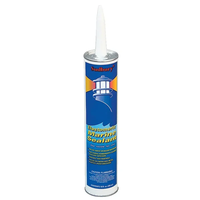 Sudbury Elastomeric Marine Sealant – 10oz Cartridge – White