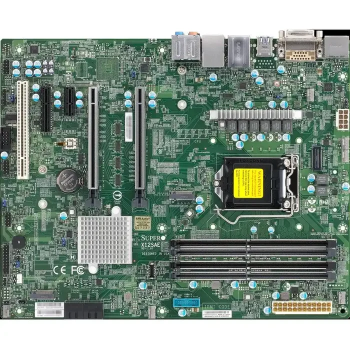 Supermicro X12SAE Workstation Motherboard – Intel W480 Chipset – Socket LGA-1200 – ATX