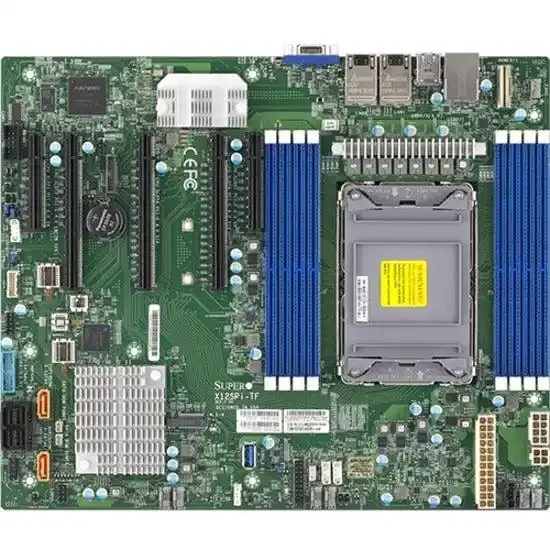 Supermicro X12SPI-TF Server Motherboard – Intel C621A Chipset – Socket LGA-4189 – Intel Optane Memory Ready – ATX