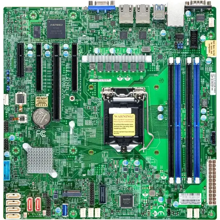 Supermicro X12STL-F Workstation Motherboard – Intel C252 Chipset – Socket LGA-1200 – Micro ATX