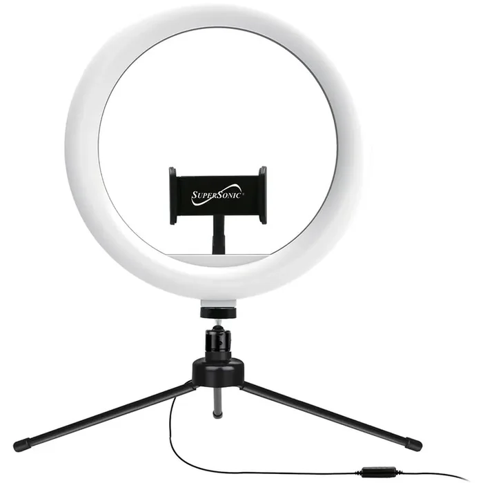 Supersonic PRO Live Stream 10″ LED Table Top Selfie Ring Light
