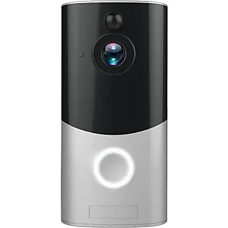 Supersonic Smart WiFi Doorbell Camera with Smart Motion Security System – Wireless – Wireless LAN – Black