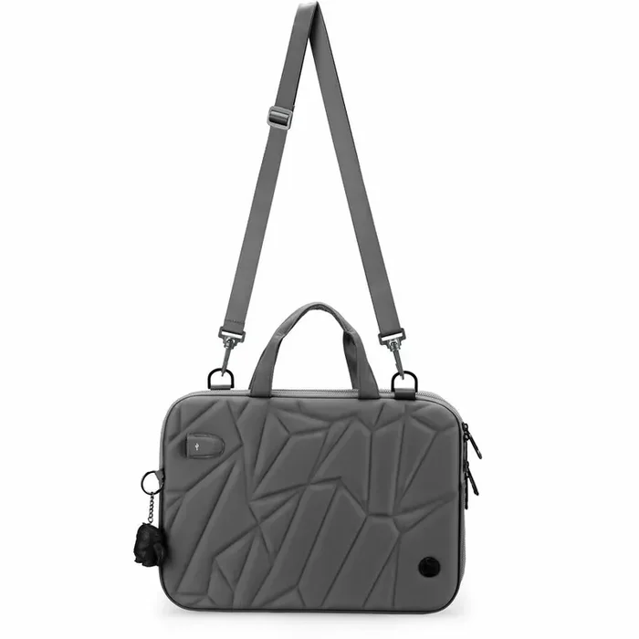 Swissdigital Design Carrying Case (Sleeve) for 14″ Apple Notebook, MacBook Pro, Smartphone, Tablet, Digital Text Reader – Gray, Light Gray