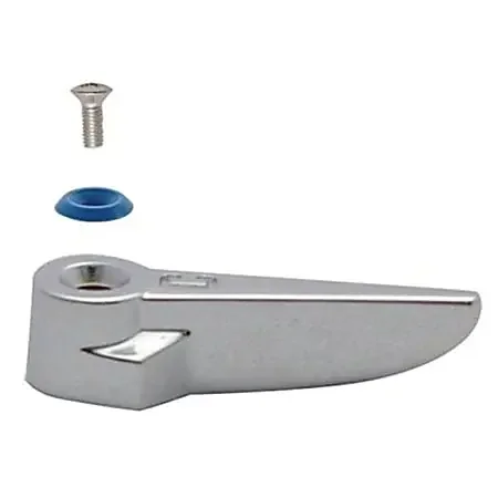 T&S Brass Cold Faucet Handle, 5/8″H x 1″W x 2-1/4″D, Silver