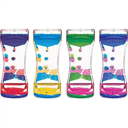 Teacher Created Resources Liquid Motion Bubbler Set, Assorted Colors