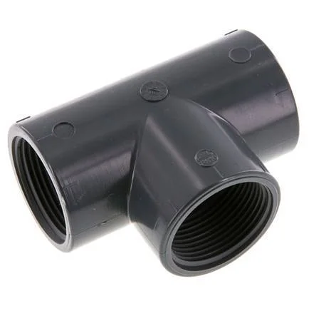 Tee Fitting Rp1 1/4” Pvc-u EN 1452-3 16bar (224.8psi)