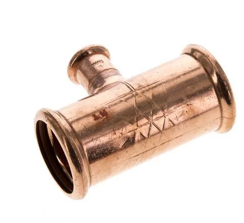 Tee Press Fitting – 15mm Female & 35mm – Copper alloy - Image 2